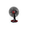TORNADO Desk Fan 16 Inch 4 Blades Black x Red TDF16D