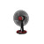 TORNADO Desk Fan 16 Inch 4 Blades Black x Red TDF16D