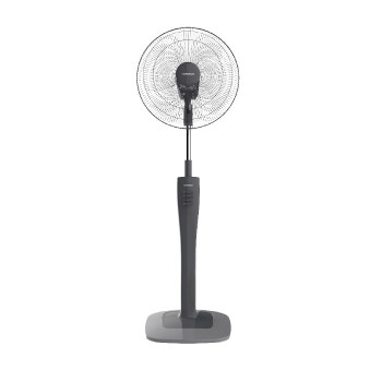 TORNADO Stand Fan 16 Inch With 4 Plastic Blades and 3 Speeds In Grey Or Maroon Color TSF-74