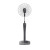 TORNADO Stand Fan 16 Inch With 4 Plastic Blades and 3 Speeds In Grey Or Maroon Color TSF-74