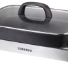 TORNADO Electric Grill 1500 Watt Black x Stainless TCS-1500