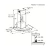Zanussi ZHC66540XA Hood,60CM,3Speed,1Motor,FZNHDCH9013GX001,Stainless Steel+Free Carbon Filter EFF72