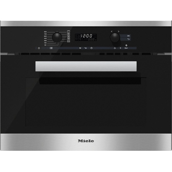Miele M6262TC Microwave built-in 46 Liter,900W Grill 1500W Quartz Grill Popcorn Function,STS\Demo