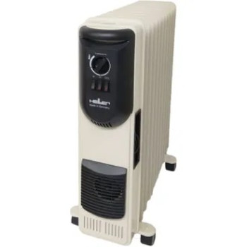 HELLER Oil Heater 11 Fins 2000 Watt 12 meter Fan Beige MAV 2011 T