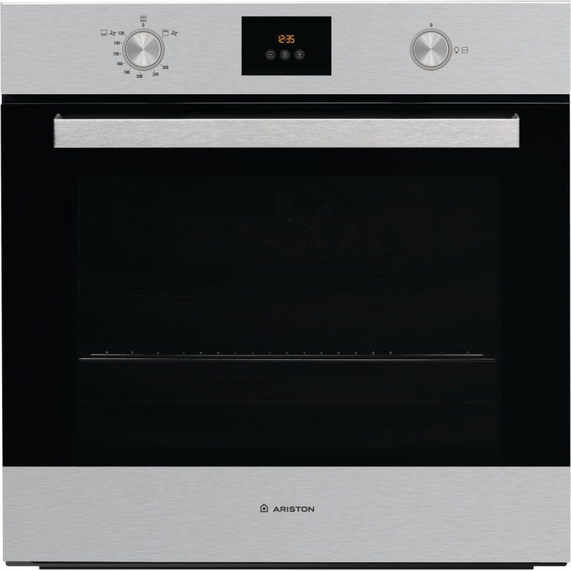 Ariston GF361-IXA Gas Oven With Grill,60 CM,Digital,Fan,Silver
