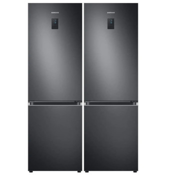 Samsung RB33J4200SA Bottom-Mount Freezer No Frost Refrigerator – Silver, 328 Liters-