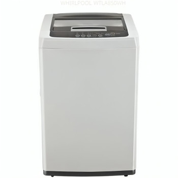 Whirlpool WTLA-850-WH Washing Machine Top Loading With LED Screen,8.5KG,White