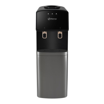 Hervy Water Dispenser WD-001, 2 Taps, 3.2L Capacity, 0.8L Hot Tank, Cooling Compressor, 100cm Wire.