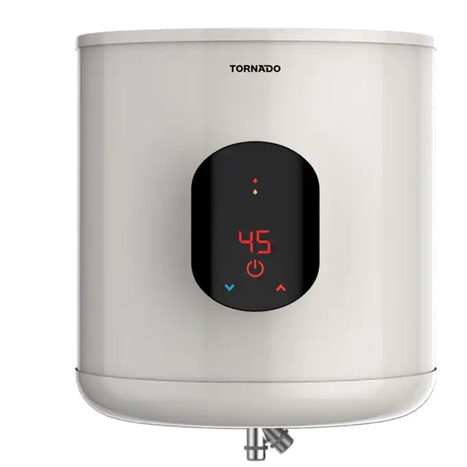 Tornado Electric Water Heater 35 Liters Digital Off White EWH-S35CSE-F