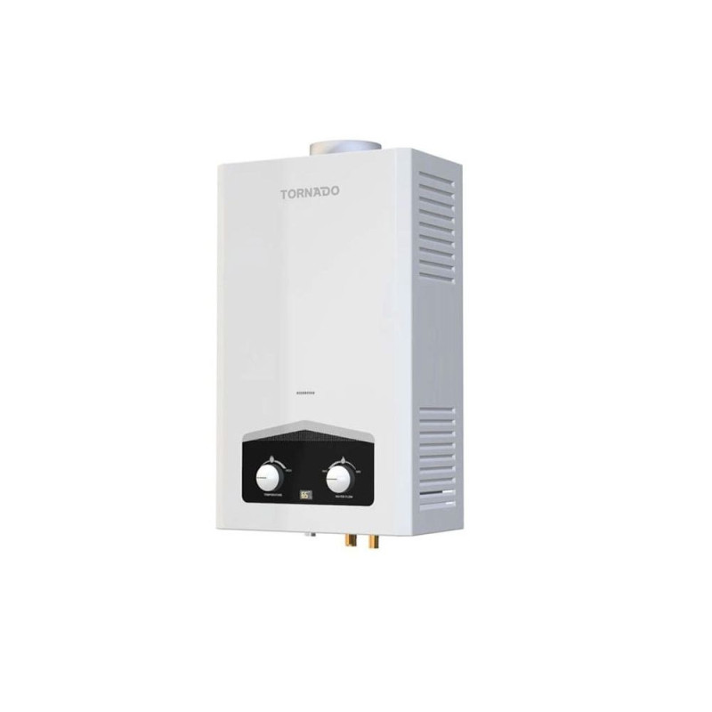 Tornado GHM-C06CNE-W Gas Water Heater 6 Litre,Digital,Natural Gas,White
