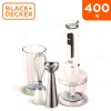 Black&Decker SB4000 Blender with Chopper & Whisk, 400W,1.5 litre