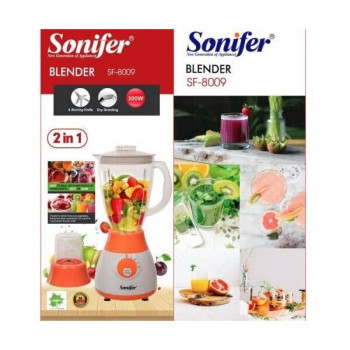 Sonifer 2-in-1 Electric Blender 300W - 1.5L SF-8009