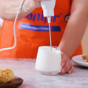 Sonifer SF-8073 Electric Nescafe Whisk and Foam Maker - White