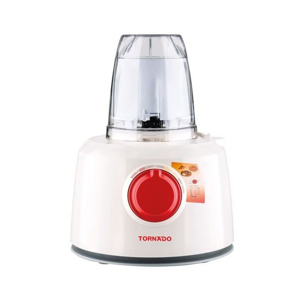 Tornado Food Processor, 1000W, 1.2L Bowl, 1L Jar, White (TFP-1000CC).