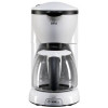 Braun KF520 coffeemaker 1100W 10Cups anti drip anti slip OptiBrew System Pivoting filter White
