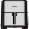 SHARP Air Fryer 1650 Watt 7 Liter Electronic Touch Screen Glass Panel Stainless KF-AF70RT-ES2