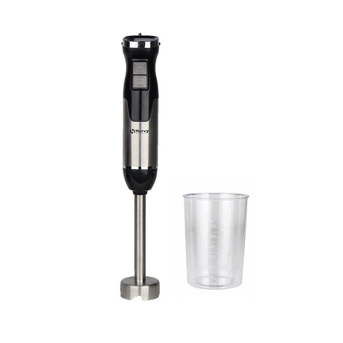 Hervy Blender HBST001 White, 1.5L, 4 Sharp Blades, Chopper+Grinder, 600ml Whisking Cup, 140cm Wire.