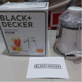 Black&Decker JE400 Fruits Juicer Extractor 400 Watt,2 Speed