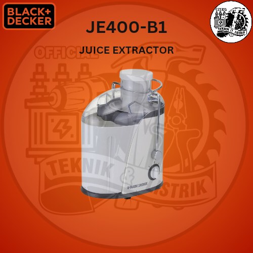 Black&Decker JE400 Fruits Juicer Extractor 400 Watt,2 Speed