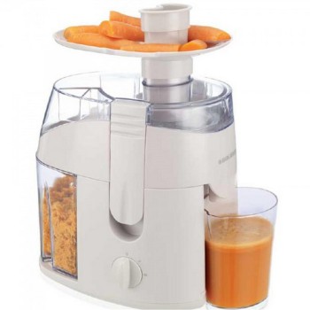 Black&Decker JE65 fruits Juicer 450W Safety Lock 2Speed Operation Automatic Press Down Start