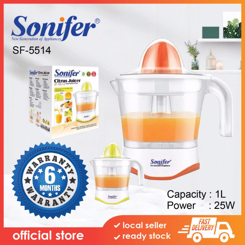 Sonifer Electric Citrus Juicer 1L 25W SF-5514