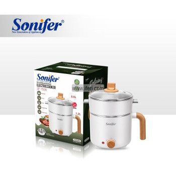Sonifer Electric Cooking Pot 1.2L + 0.5L 600W SF-1506