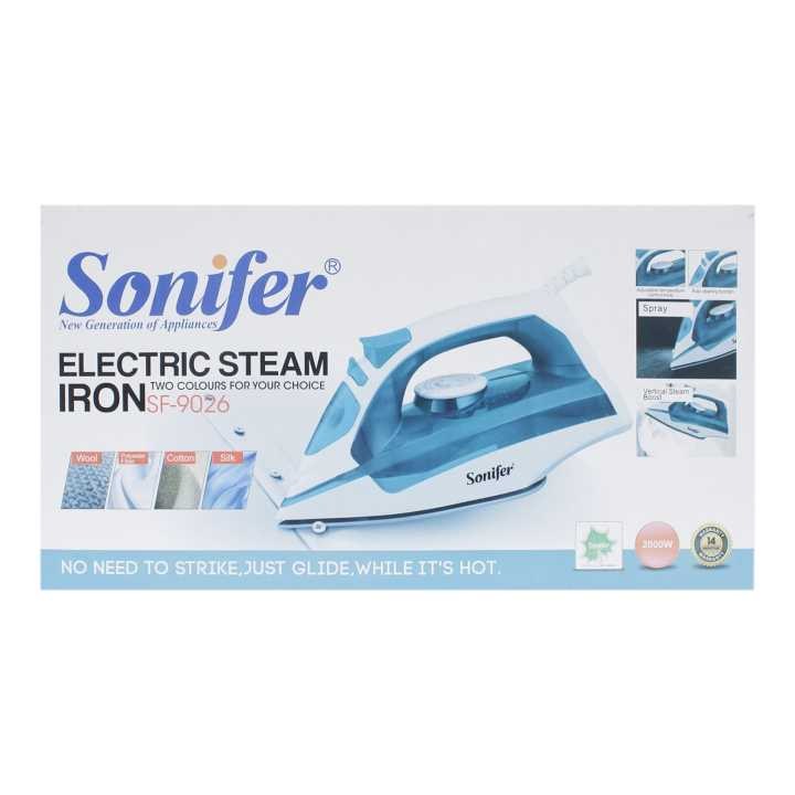 Sonifer Steam Iron 250ml 2000W SF-9026