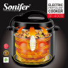 Sonifer Electric Pressure Cooker, 1000 Watt, 6 Liter Capacity, SF-4009