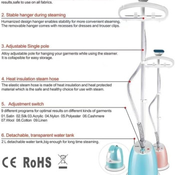 Sonifer Garment & Curtain Steamer 2L 2000W SF-9055