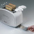 Ariete 103 Toaster 600 Watt 6 browning settings,Automatic ejection,Silver/White