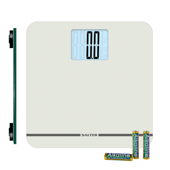 Salter 9075SVGL3R Body Scale,Weigh Up To250Kg,LCD Display,Silver