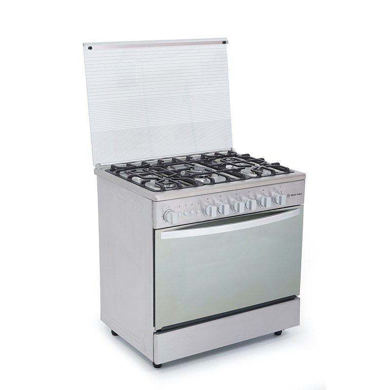 White Point WPPGC-9060-XCFSDA Gas Cooker 5 Burners,90*60,Full Safty,Stainless