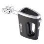 Hervy Egg Beater HM-001 Black HM-001 Hand Mixer 400W, 5 Speed, 2 Stainless Whisks & Doughs, Black